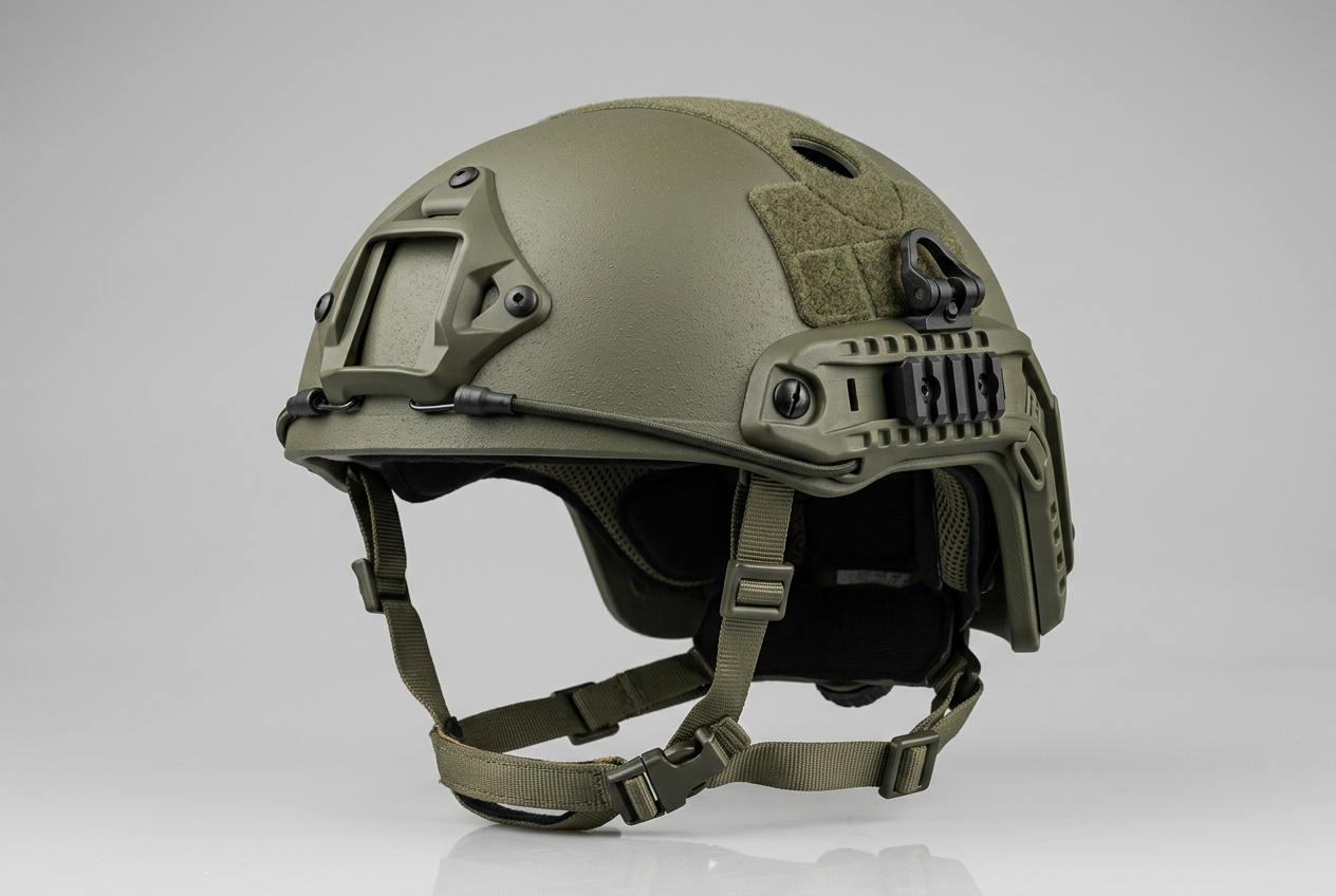 SF kogelwerende helm Zwart back SF kogelwerende helm Zwart back