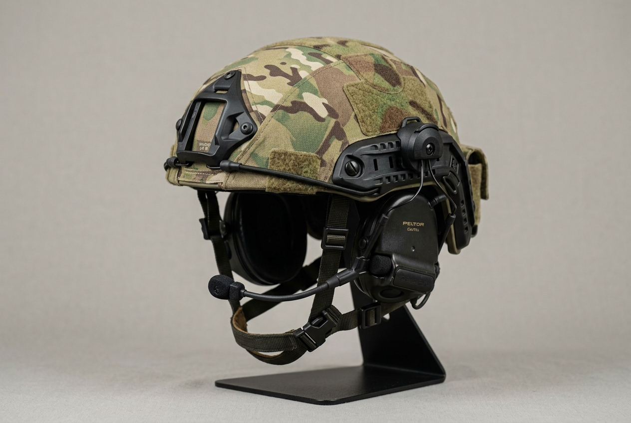 SF kogelwerende helm Zwart boven SF kogelwerende helm Zwart boven
