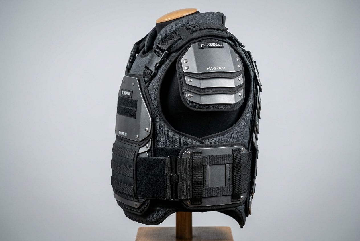 Steekwerend vest - Aluminium 2